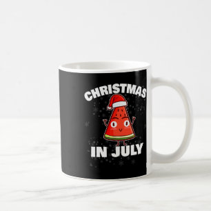 Caneca De Café Melancia Natal Em Julho Árvore De Natal De Verão