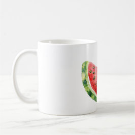 Caneca De Café Melancia Vermelha Verde