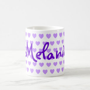 Caneca De Café Melanie no roxo