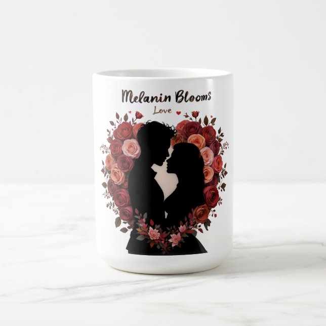 CANECA DE CAFÉ MELANIN BLOOMS AMA DIA DE OS NAMORADOS (Centro)