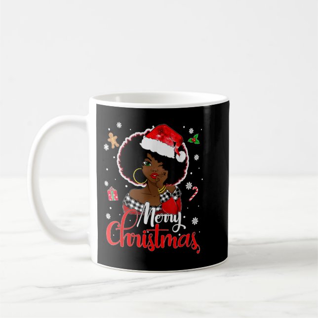 Caneca De Café Melanina americana negra (Esquerda)