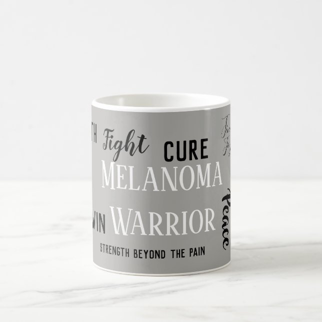 Caneca De Café Melanoma Warrior (Centro)