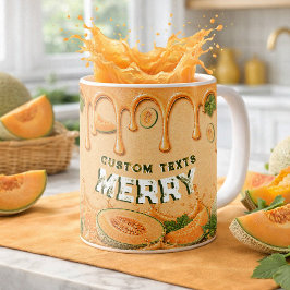 Caneca De Café Melão Fruta Drip Arte Favor de Festa de Jardim Vin