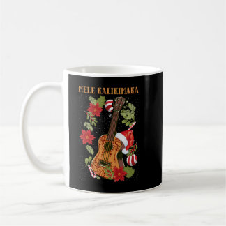 Caneca De Café MELE KALIKIMAKA Christmas Ukulele Hawaii Gift