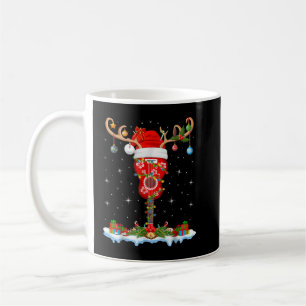 Caneca De Café Mele Kalikimaka Santa Hat Reindeer Ukulele Guitar