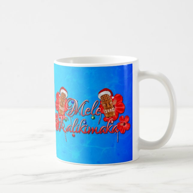 Caneca De Café Mele Kalikimaka Tiki (Direita)