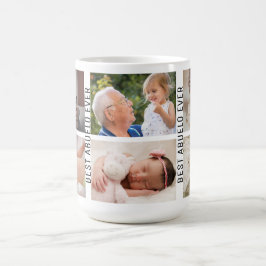 Caneca De Café Melhor Abuelo De 6 Fotos, Avô De Colagem Personali