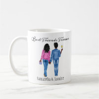 Melhor Amiga Afro-Americana Foto Personalizada