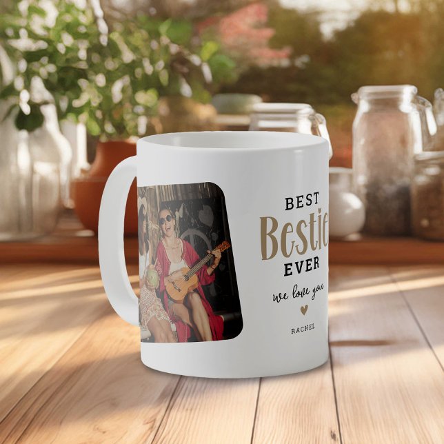Caneca De Café Melhor AMIGA Para Sempre 2 Foto Presente Fofo (Criador carregado)
