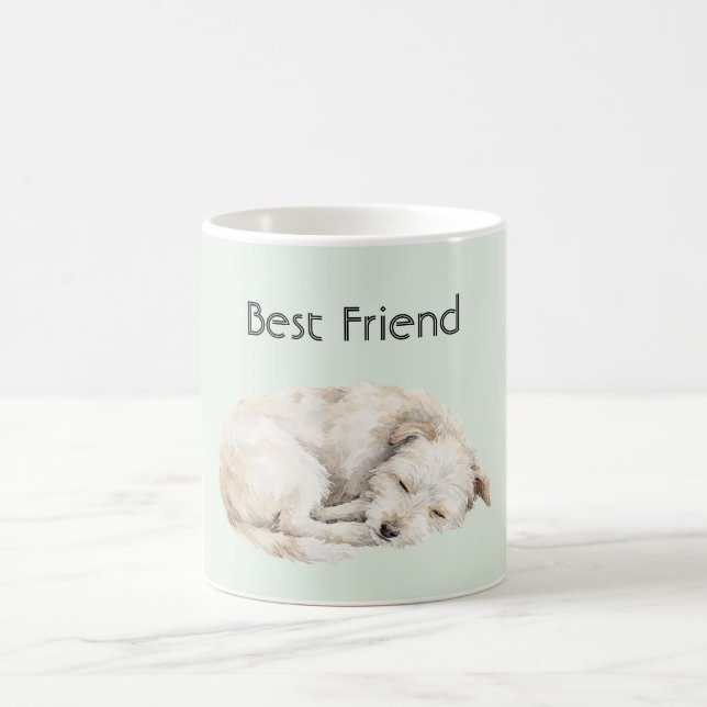 Caneca De Café Melhor Amigo Branco Menta Cachorro (Centro)