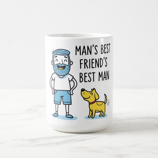 Caneca De Café Melhor Amigo do Melhor Amigo do Homem Dia dos Pais (Centro)