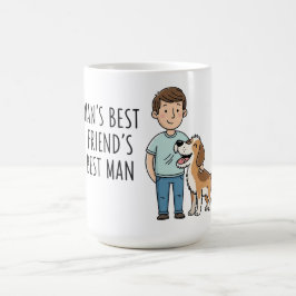 Caneca De Café Melhor Amigo do Melhor Amigo do Homem Dia dos Pais
