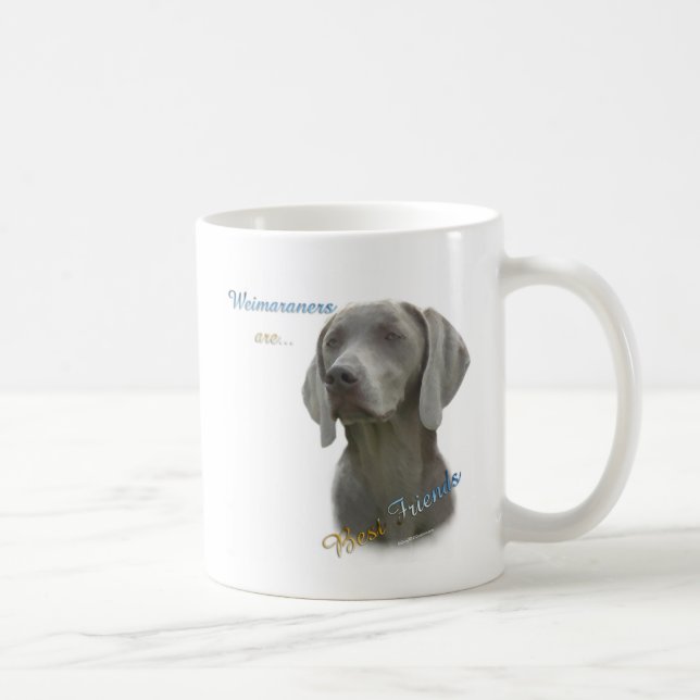 Caneca De Café Melhor Amigo do Weimeraner 2 (Direita)