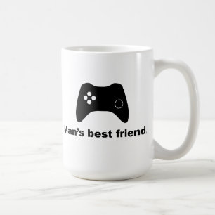 Caneca De Café Melhor Amigo Engraçado Gamer Mug