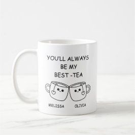 Caneca De Café Melhor Amigo engraçado, Presente Personalizado par