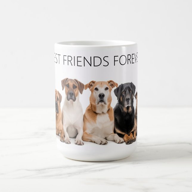 Caneca De Café Melhor Amigos para Cachorro (Centro)