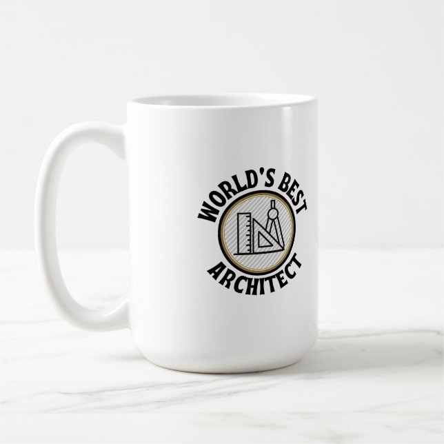 Caneca De Café melhor arquiteto do mundo (Esquerda)