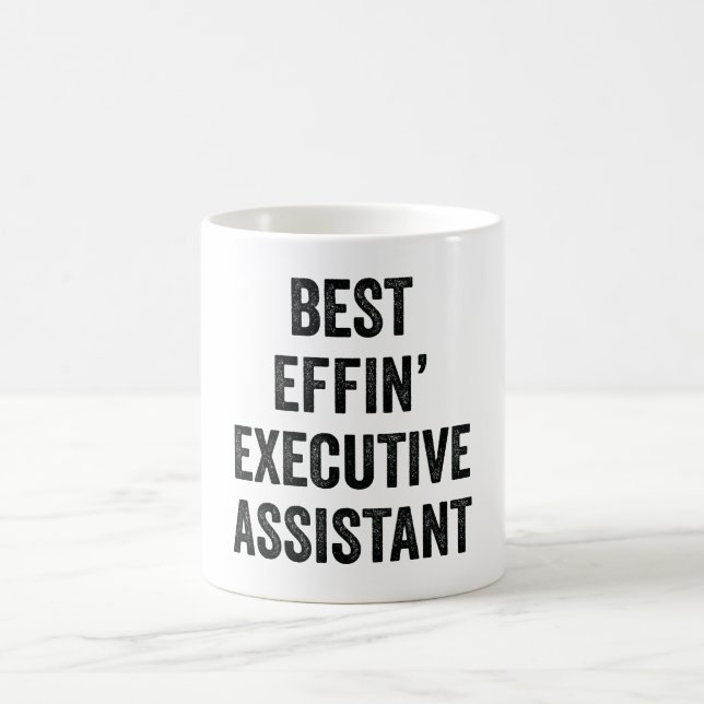 Caneca De Café Melhor Assistente Executivo da Vida (Centro)