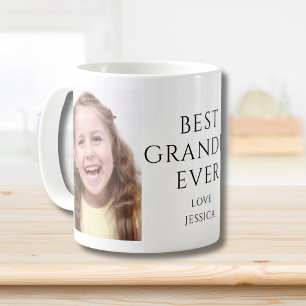 Caneca De Café Melhor Avô 2 Foto Personalizada
