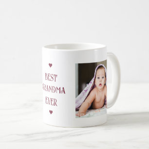 Caneca De Café Melhor Avó Alguma Vez Vermelha Moderna Duas Foto
