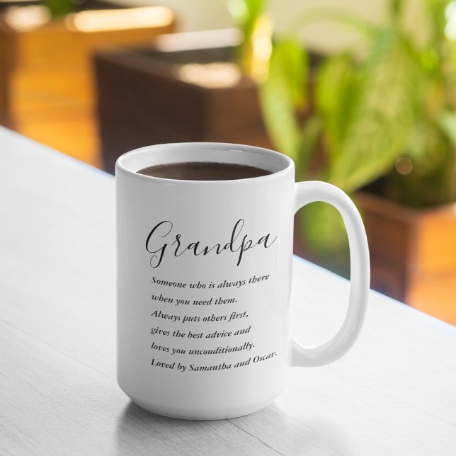Caneca De Café Melhor Avô De Bela Bela Teve Colagem Moderna (Criador carregado)