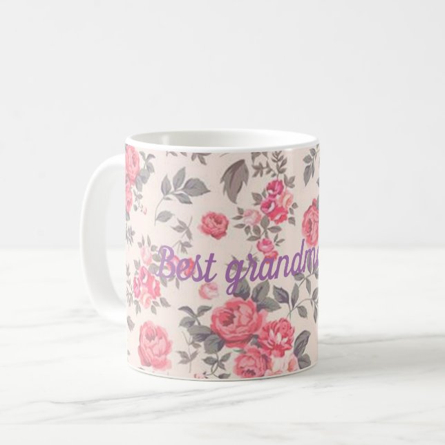 Caneca De Café Melhor avó de sempre (Frente Esquerda)