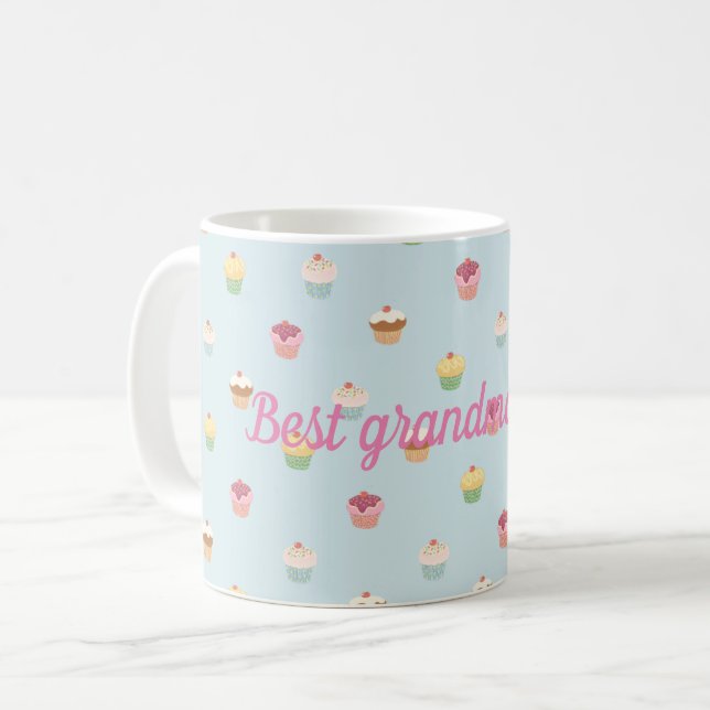 Caneca De Café Melhor avó de sempre (Frente Esquerda)