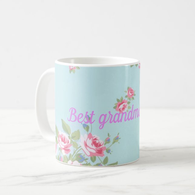 Caneca De Café Melhor avó de sempre (Frente Esquerda)