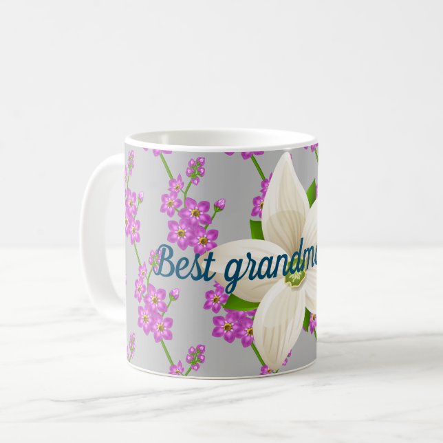 Caneca De Café Melhor avó de sempre (Frente Esquerda)