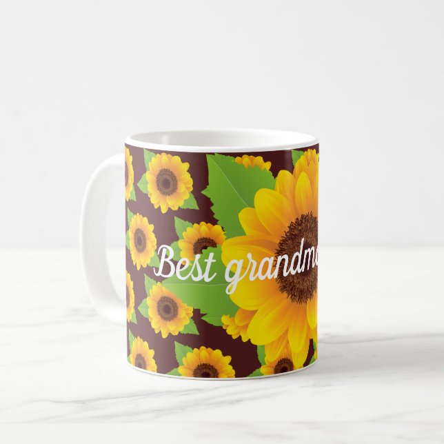 Caneca De Café Melhor avó de sempre (Frente Esquerda)