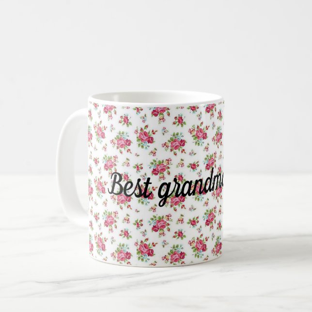 Caneca De Café Melhor avó de sempre (Frente Esquerda)