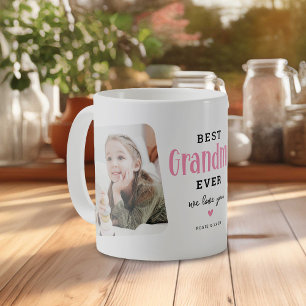 Caneca De Café Melhor AVÓ de Sempre 2 Foto Presente Fofo