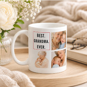 Caneca De Café Melhor Avô de Todos Colagem de Fotos Avós