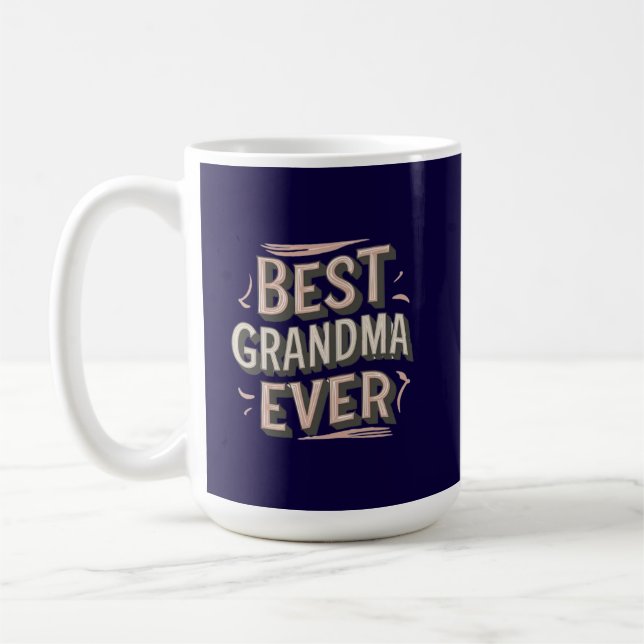 Caneca De Café Melhor avó de todos os tempos (Esquerda)