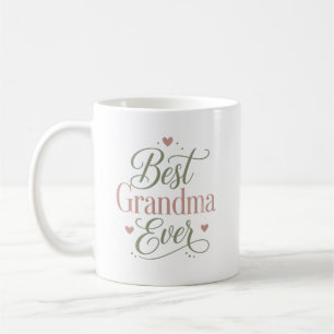 Caneca De Café Melhor Avó de Todos Presente Elegante