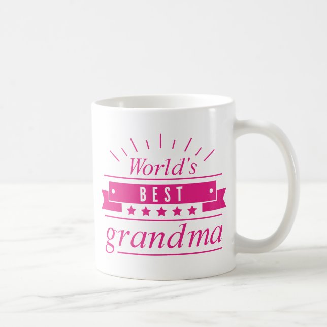 Caneca De Café Melhor Avó do Mundo (Direita)