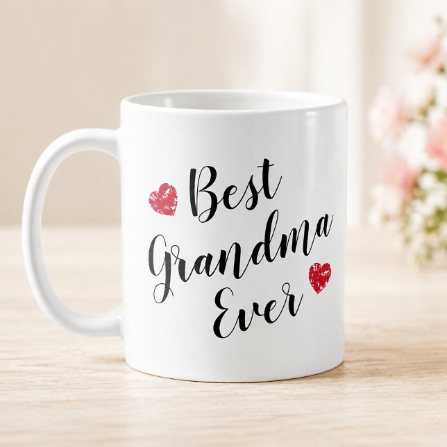Caneca De Café Melhor Avó do Mundo (Best Grandma Ever Coffee Mug)