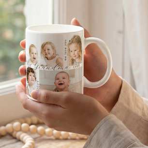 Caneca De Café Melhor Avó do Mundo 4 Fotos dos Netos