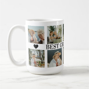 Caneca De Café Melhor Avó do Mundo Colagem de Fotos – Presente co