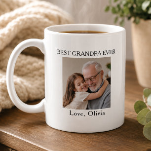 Caneca De Café Melhor Avô do Mundo Foto 