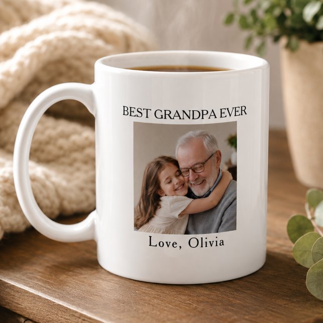Caneca De Café Melhor Avô do Mundo Foto  (Criador carregado)