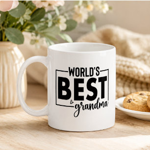 Caneca De Café Melhor Avó do Mundo   Foto Dia dos Avós