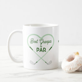 Caneca De Café Melhor Avô por Par Amor moldado Tema de Golfe
