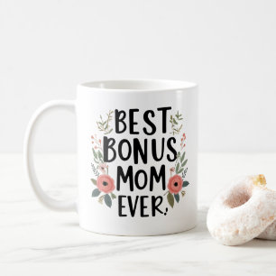 Caneca De Café Melhor Bonus Mamãe Sempre Mug - Um Presente Engraç