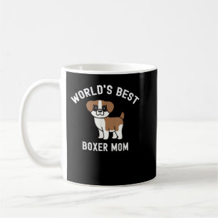 Caneca De Café Melhor Boxer Mãe Cachorro