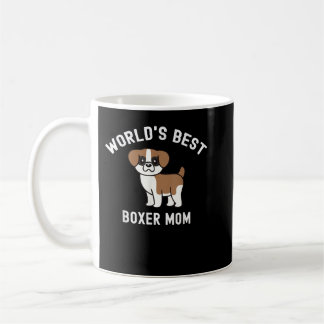 Caneca De Café Melhor Boxer Mãe Cachorro