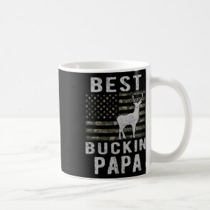 Caneca De Café Melhor Bucking Papa Camouflage Bandeira Americana 