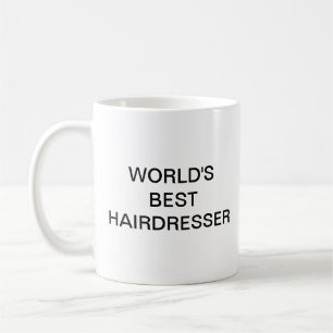 Caneca De Café Melhor cabeleireiro do mundo