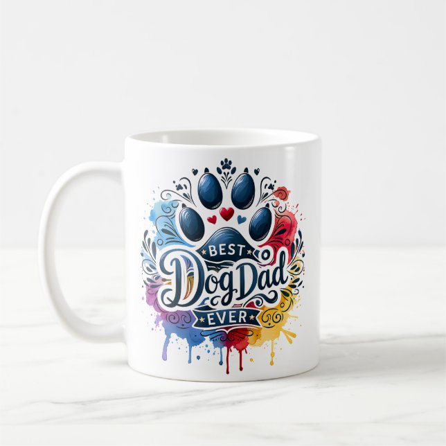 Caneca De Café Melhor cachorro de papai de todos (Esquerda)
