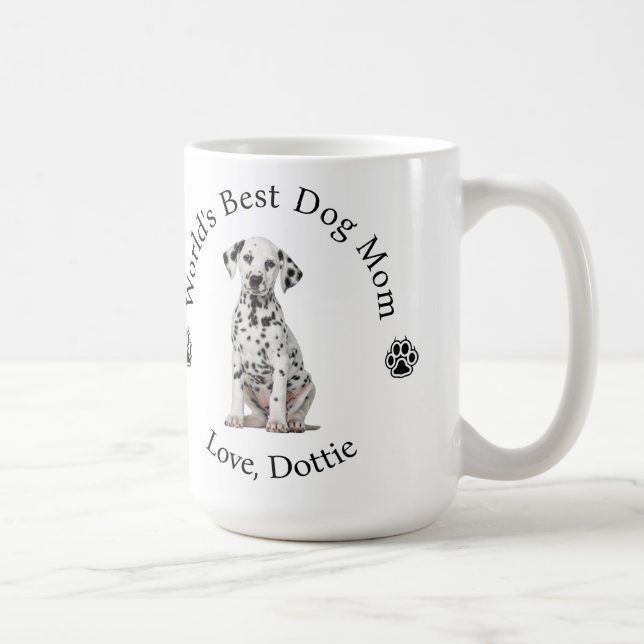 Caneca De Café Melhor Cachorro do Mundo Personaliza (Direita)